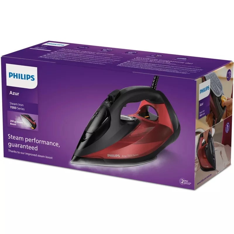Philips 7000 serijos DST7022/40 garo lygintuvas su SteamGlide Plus padu, 2800 W, juodas