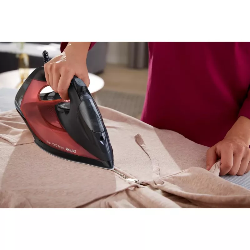 Philips 7000 serijos DST7022/40 garo lygintuvas su SteamGlide Plus padu, 2800 W, juodas