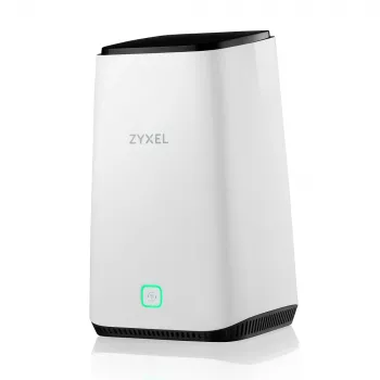 Zyxel FWA510 belaidis maršrutizatorius 5G, trijų juostų (2,4 GHz / 5 GHz / 5 GHz), Wi-Fi 6, juodas, baltas