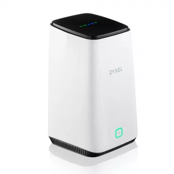 Zyxel FWA510 belaidis maršrutizatorius 5G, trijų juostų (2,4 GHz / 5 GHz / 5 GHz), Wi-Fi 6, juodas, baltas