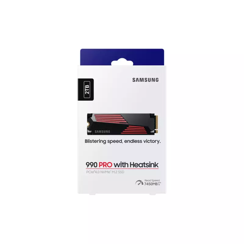 SSD M.2 2280 NVMe Samsung 2 TB PCIe 4.0 MZ-V9P2T0GW — 7450/6900 MB/s, V‑NAND MLC