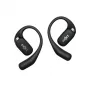 SHOKZ OpenFit belaidės ausinės su ausų kabliukais, juodos – skambučiams, muzikai, sportui ir kasdienai