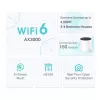 TP-Link Deco X55 (2 vnt.) belaidis maršrutizatorius AX3000 Wi-Fi 6 tinklo sistema