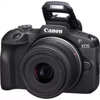 Canon EOS R100 + RF-S 18-45mm F4.5-6.3 IS STM rinkinys MILC 24,1 MP CMOS 6000 x 4000 pikselių juoda