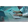 Belaidė klaviatūra Logitech MX Keys S, RF + Bluetooth, QWERTY Šiaurės šalims, balta/aliuminis
