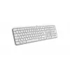 Belaidė klaviatūra Logitech MX Keys S, RF + Bluetooth, QWERTY Šiaurės šalims, balta/aliuminis