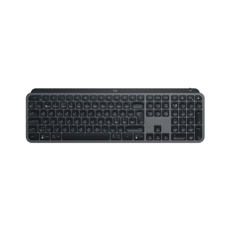 Logitech MX Keys S belaidė klaviatūra RF / Bluetooth QWERTY danų, suomių, norvegų, švedų – grafito spalvos