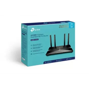 TP-Link Archer AX1800 belaidis maršrutizatorius Gigabit Ethernet dviejų juostų (2,4 GHz / 5 GHz) Juodas