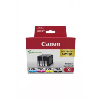 Canon 9254B010 rašalo kasetė 4 vnt. Originali High (XL) talpa juoda, žydra, rausvai violetinė, geltona