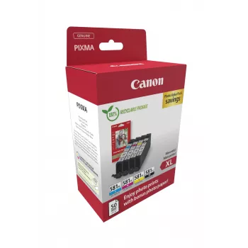 Canon 2052C006 kasetė 4 vnt. Originali didelės talpos (XL) juoda, žydra, purpurinė, geltona