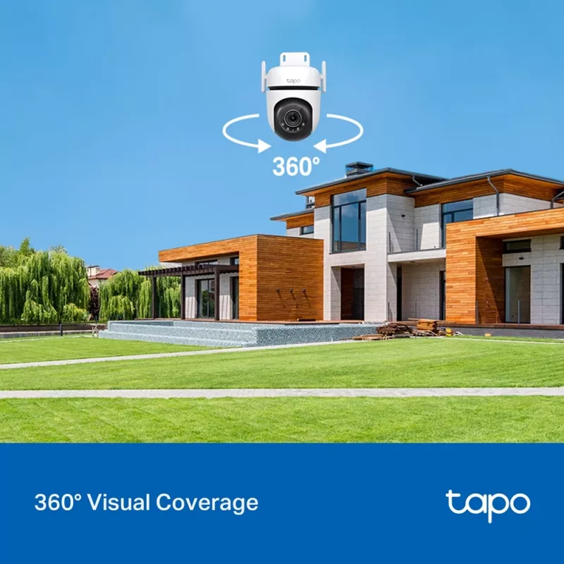 TP-Link Tapo C520WS lauko stebėjimo kamera su PTZ, 2K QHD, Wi-Fi, IP66