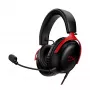 HyperX Cloud III – žaidimų ausinės (juodos/raudonos)