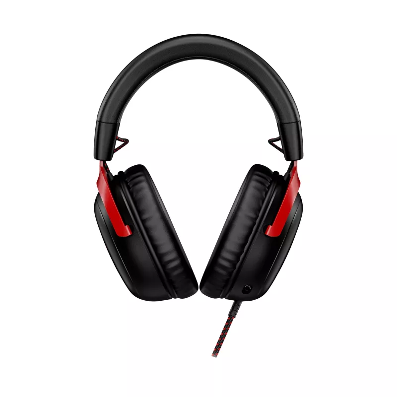 HyperX Cloud III – žaidimų ausinės (juodos/raudonos)