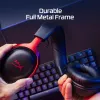 HyperX Cloud III – žaidimų ausinės (juodos/raudonos)