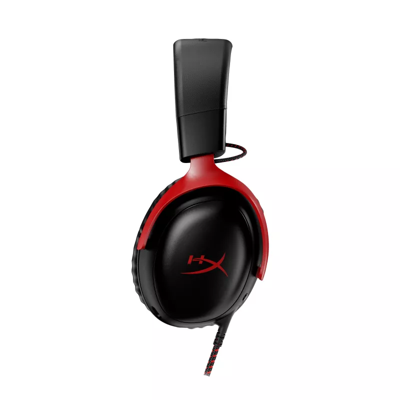 HyperX Cloud III – žaidimų ausinės (juodos/raudonos)