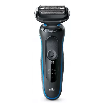 Braun 51-B1000s folijos skustuvas, juodas, mėlynas