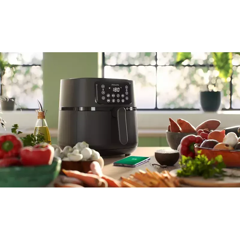 Oro gruzdintuvė Philips HD9285/93 5000 Series XXL Connected, 7,2 l, 2000 W, 16 programų