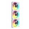 CORSAIR Qx RGB Series Icue Link Qx120 RGB White 120mm ventiliatoriaus rinkinys su magnetiniu guoliu ir RGB