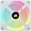 CORSAIR Qx RGB Series Icue Link Qx120 RGB White 120mm ventiliatoriaus rinkinys su magnetiniu guoliu ir RGB