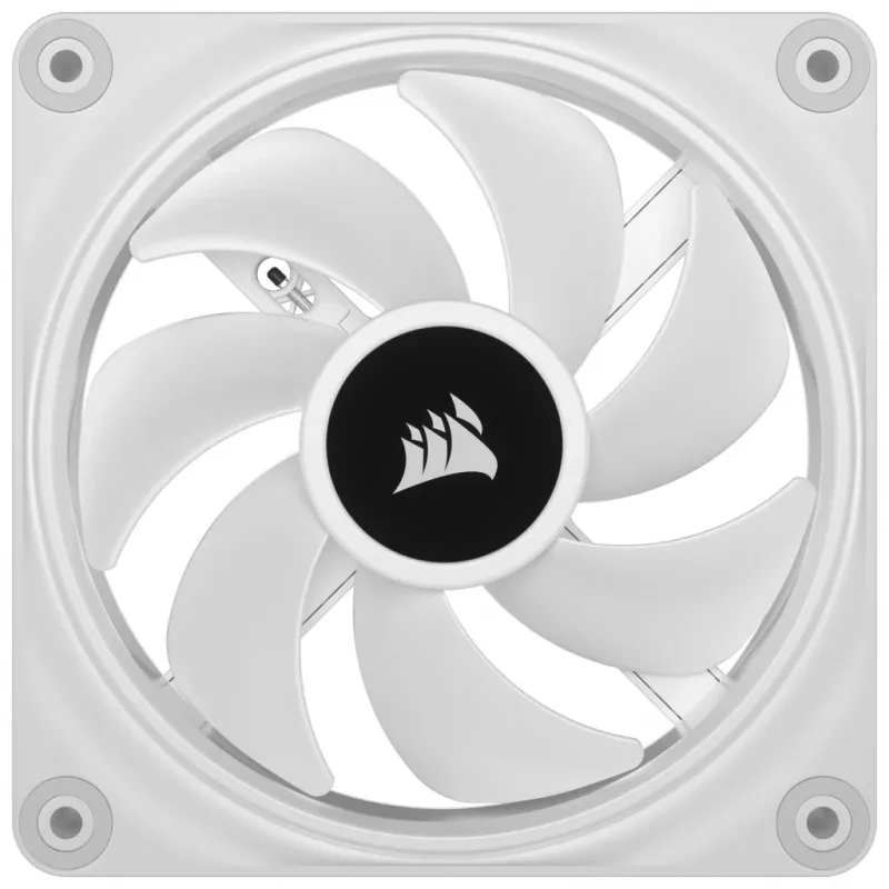 CORSAIR Qx RGB Series Icue Link Qx120 RGB White 120mm ventiliatoriaus rinkinys su magnetiniu guoliu ir RGB
