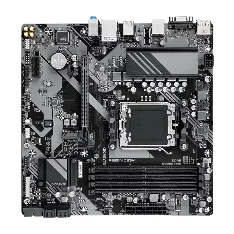 Motininė plokštė GIGABYTE A620M DS3H, A620, AM5, ATX