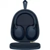 Sony WH-1000XM5 belaidės ausinės su triukšmo slopinimu, 30 val. baterija, viršugalvinės, optimizuotos Alexa ir Google asistentui, iOS ir Android, su įmontuotu mikrofonu, vidurnakčio mėlyna