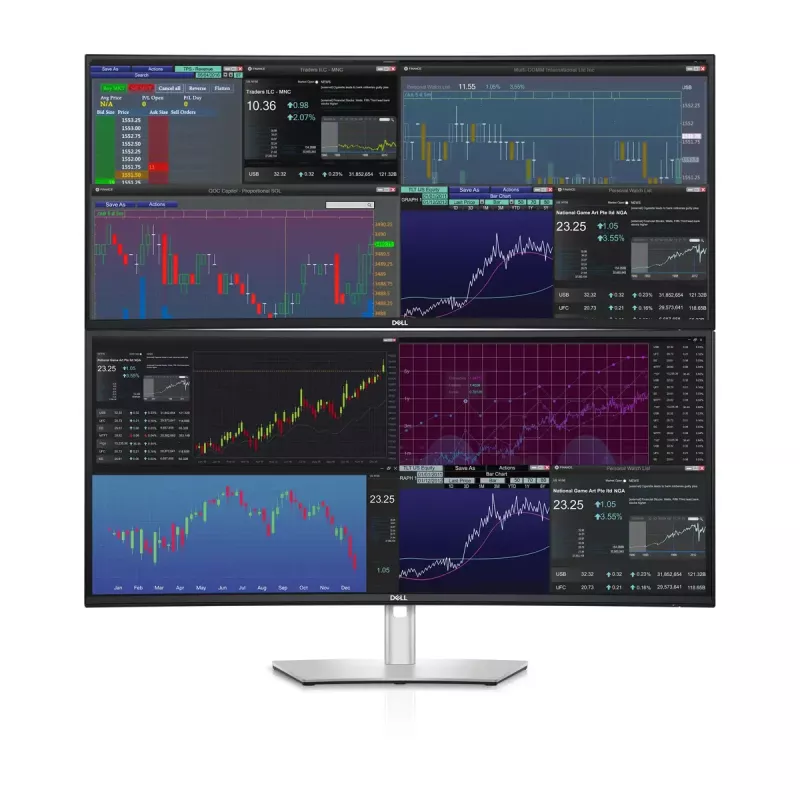 DELL UltraSharp U3824DW kompiuterio monitorius 95,2 cm (37,5 colio) 3840 x 1600 pikselių Wide Quad HD+ LCD juodas, sidabrinis