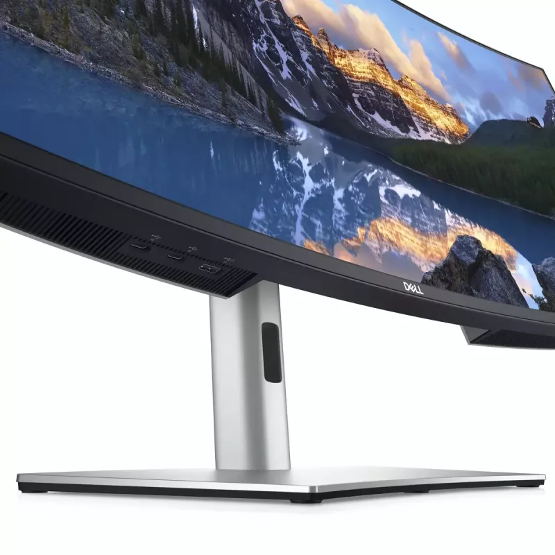 DELL UltraSharp U3824DW kompiuterio monitorius 95,2 cm (37,5 colio) 3840 x 1600 pikselių Wide Quad HD+ LCD juodas, sidabrinis