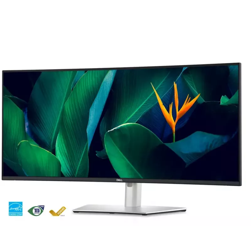 DELL UltraSharp U3824DW kompiuterio monitorius 95,2 cm (37,5 colio) 3840 x 1600 pikselių Wide Quad HD+ LCD juodas, sidabrinis