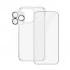 PanzerGlass ® 3-in-1 komplektas, skirtas iPhone 15 Pro Max, Apple, Apple - iPhone 15 Pro Max, sausas uždėjimas, atsparus smūgiams, permatomas, 1 vnt.