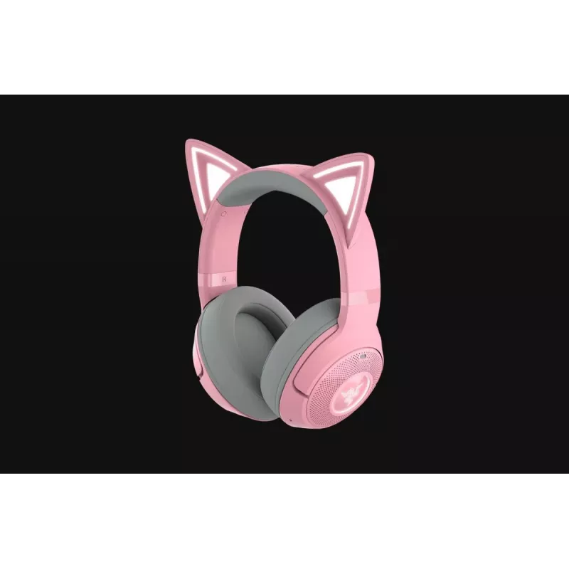 RAZER Ausinės Kraken Kitty V2 BT - Stereo - Bluetooth - Rožinės