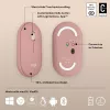 LOGITECH Pebble 2 M350s belaidė optinė pelė, rožinė