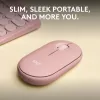 LOGITECH Pebble 2 M350s belaidė optinė pelė, rožinė