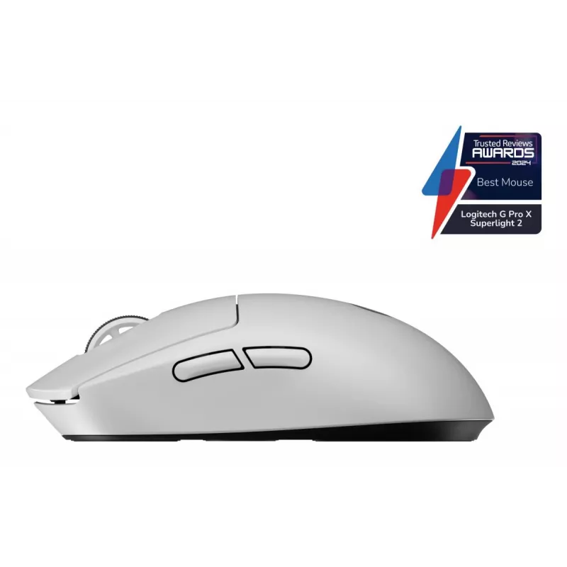 LOGITECH G Pro X Superlight 2 Lightspeed belaidė žaidimų pelė balta 2.4GHz