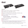 CLUB3D CSV-1383 HDMI skirstytuvas 1→8, 4K60Hz, 3D, HDR, metalinis korpusas