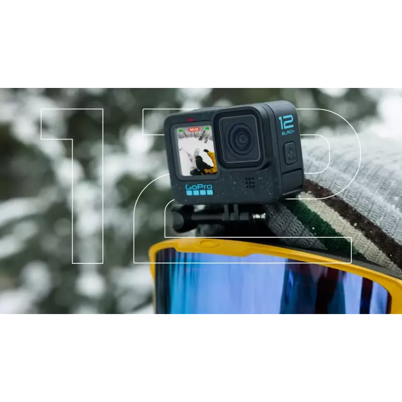 Veiksmo kamera GoPro HERO12 Black – 5K itin didelė raiška, 240 kadrų/s, 27 MP CMOS, 177° matymo laukas, LCD, MicroSD, „Wi‑Fi“