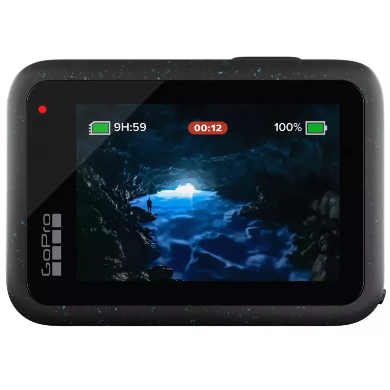 Veiksmo kamera GoPro HERO12 Black – 5K itin didelė raiška, 240 kadrų/s, 27 MP CMOS, 177° matymo laukas, LCD, MicroSD, „Wi‑Fi“