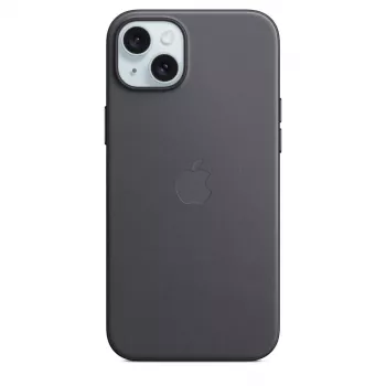APPLE FineWoven Dėklas su MagSafe, iPhone 15 Plus, Juodas