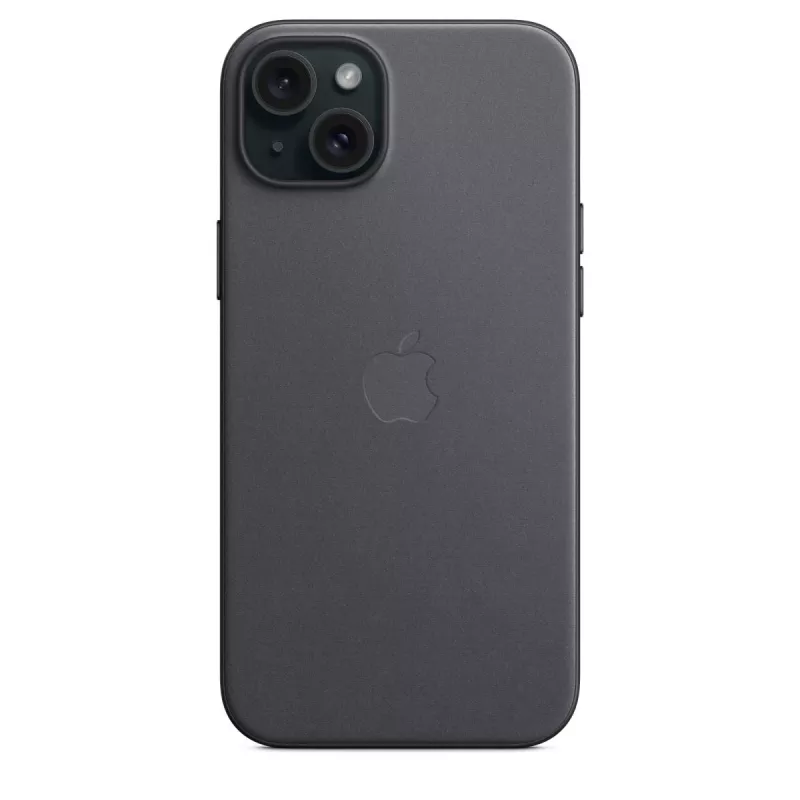 APPLE FineWoven Dėklas su MagSafe, iPhone 15 Plus, Juodas