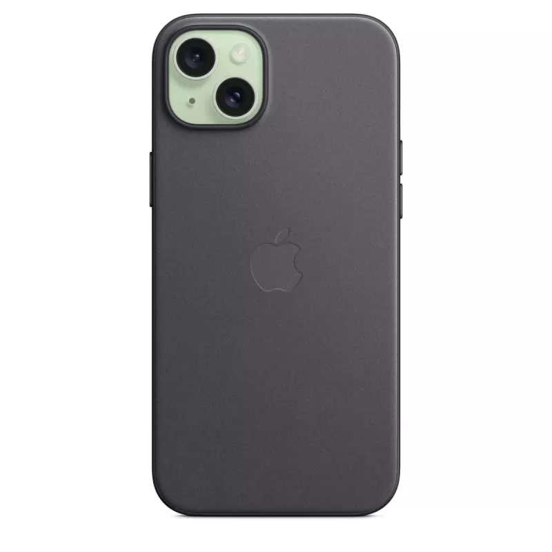 APPLE FineWoven Dėklas su MagSafe, iPhone 15 Plus, Juodas