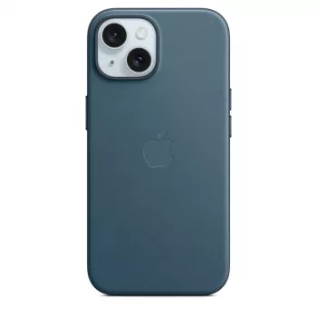 APPLE Apple FineWoven Dėklas su MagSafe iPhone 15 Ramioji jūros mėlyna