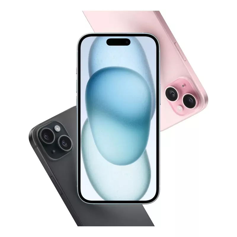 Išmanusis telefonas Apple iPhone 15 6,1 colio 256GB Juodas