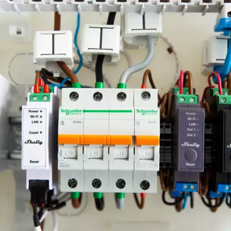 Shelly Pro 3EM trifazis energijos skaitiklis AC 120 A 50-60 Hz