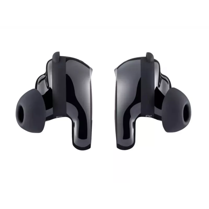 BOSE QuietComfort Ultra belaidės ausinės – erdvinis garsas, triukšmo slopinimas, juodos