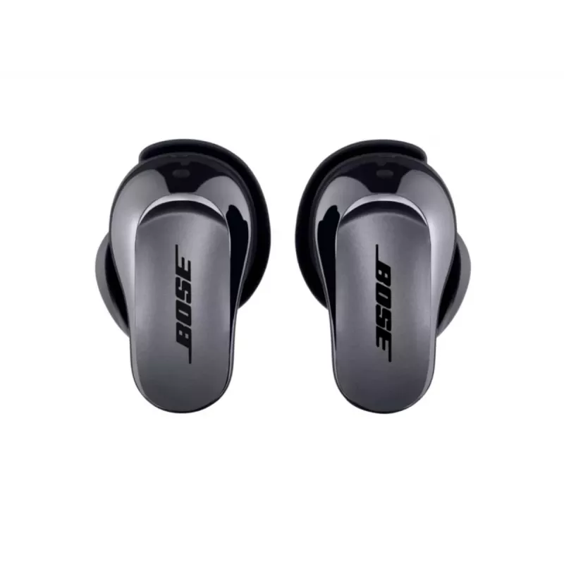 BOSE QuietComfort Ultra belaidės ausinės – erdvinis garsas, triukšmo slopinimas, juodos