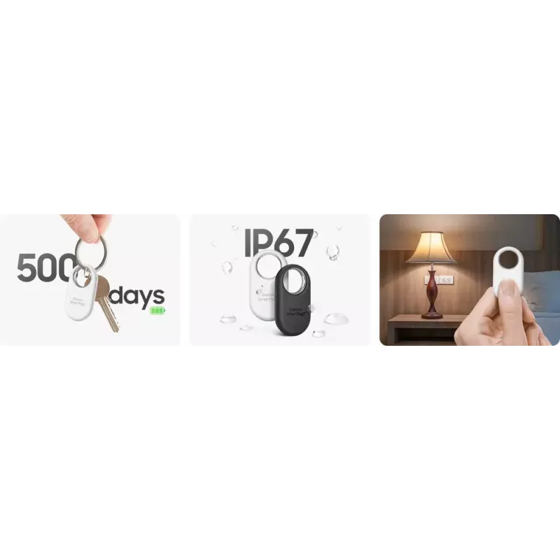 Daiktų ieškiklis Samsung Galaxy SmartTag2 baltas