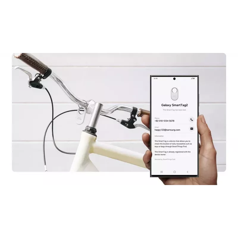 Daiktų ieškiklis Samsung Galaxy SmartTag2 baltas
