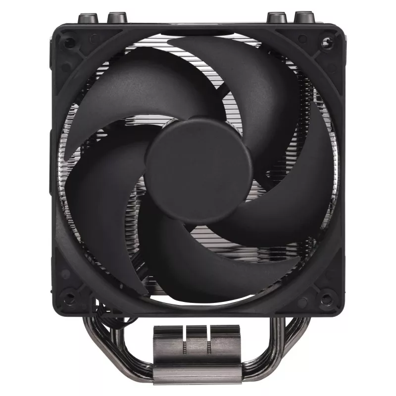 Cooler Master Hyper 212 Black RR-S4KK-25SN-R1 oro aušintuvas procesoriui, 120 mm ventiliatorius, 4 šilumos vamzdeliai, AM4/AM5/LGA1700, juodas