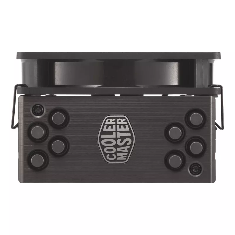 Cooler Master Hyper 212 Black RR-S4KK-25SN-R1 oro aušintuvas procesoriui, 120 mm ventiliatorius, 4 šilumos vamzdeliai, AM4/AM5/LGA1700, juodas