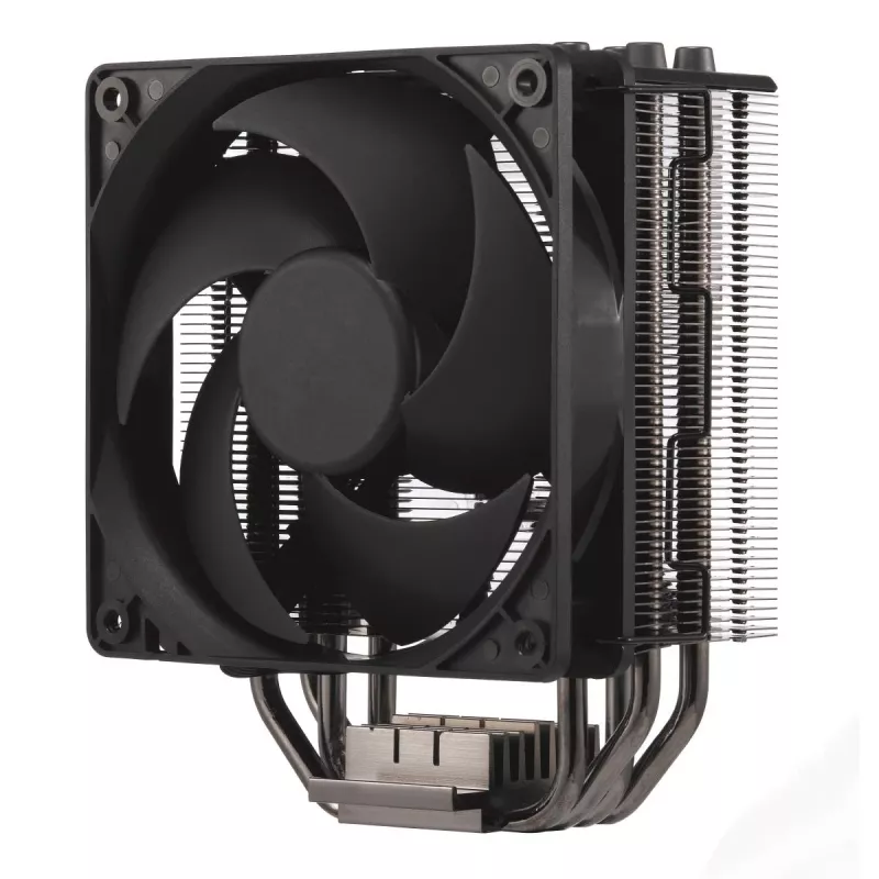 Cooler Master Hyper 212 Black RR-S4KK-25SN-R1 oro aušintuvas procesoriui, 120 mm ventiliatorius, 4 šilumos vamzdeliai, AM4/AM5/LGA1700, juodas